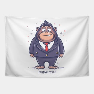 Gorilla Enterpreneur Tapestry