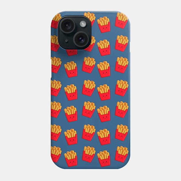 Salty Fries Pattern Phone Case by vanyroz