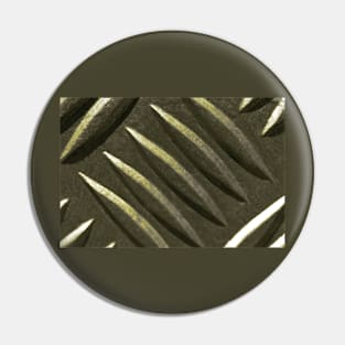 Dark Green Metal Plate Pin