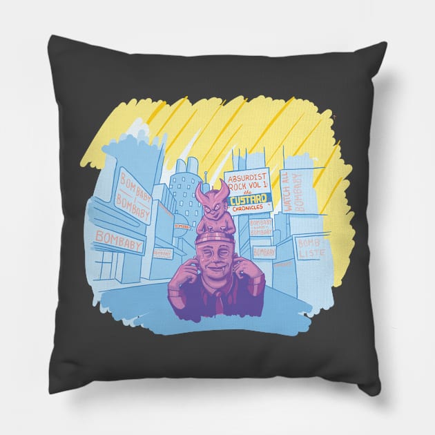 Bombaby Pillow by Fushiznick