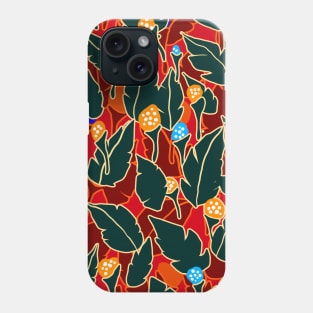 colorful floral pattern Phone Case