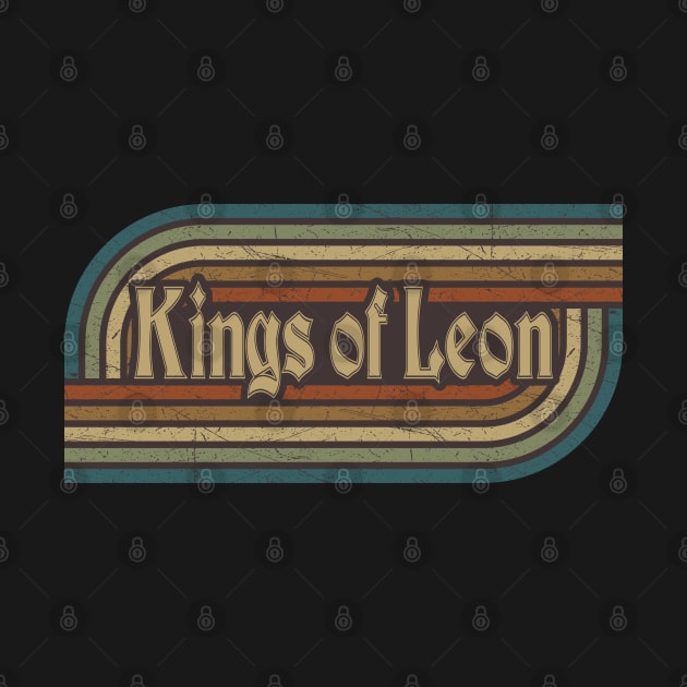 Kings of Leon Vintage Stripes by paintallday