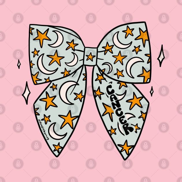 Cancer Zodiac Bow by Doodle by Meg