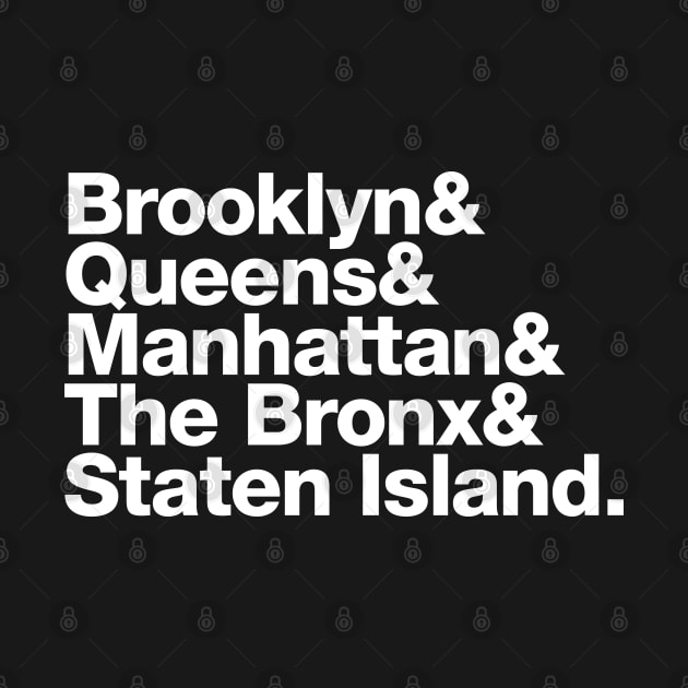 The Five Boroughs by thedesigngarden