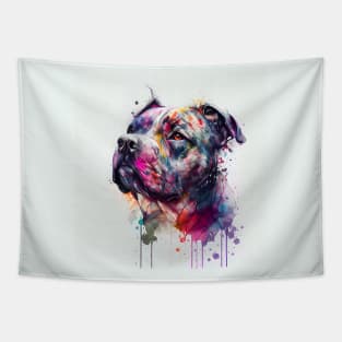 Colorful Dog Tapestry