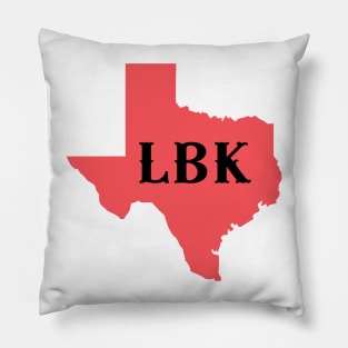 LBK Texas in Red Pillow