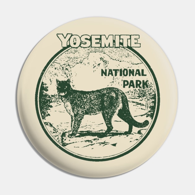 Yosemite National Park Vintage Pin by Hilda74