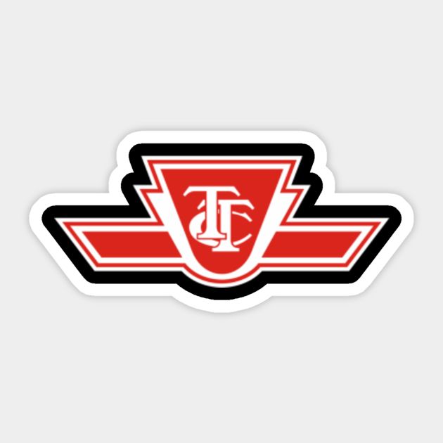TTC Toronto Transit Commission logo - Toronto - Sticker | TeePublic