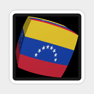 Venezuela Flag cubed. Magnet