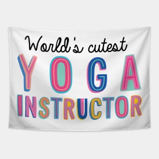 Yoga Instructor Gifts | World's cutest Yoga Instructor Tapestry