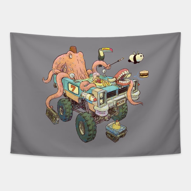 Octoride Tapestry by jesse.lonergan