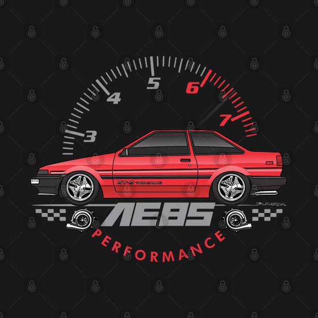 AE85 REd by JRCustoms44