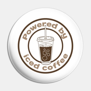 Powered by iced coffee Pin