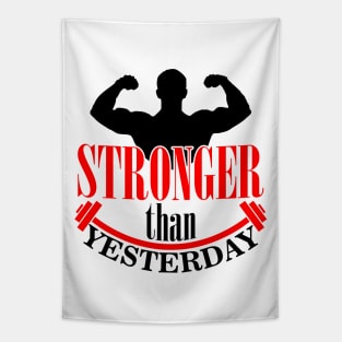 Stronger than yesterday Tapestry