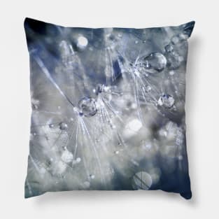 New Year's Blue Champagne Pillow
