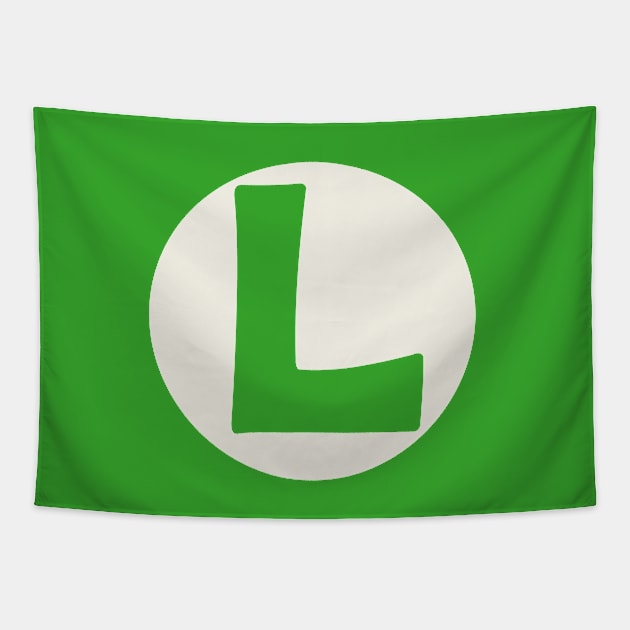 letter l green Tapestry by persa