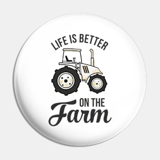 Countrylife as a Farmer Tractor Pin