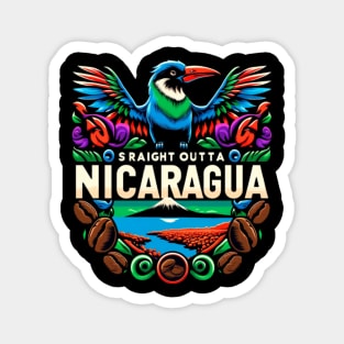 Straight Outta Nicaragua Magnet