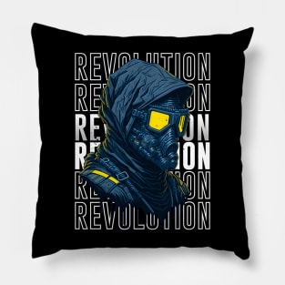 Cyborg Revolution Pillow