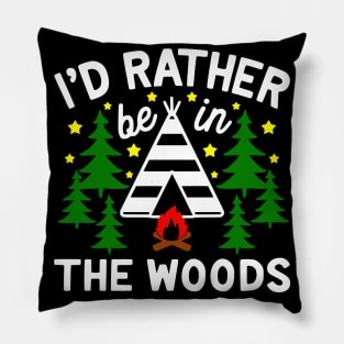 Camping Camper Vacation Motorhome Adventure Gift Pillow