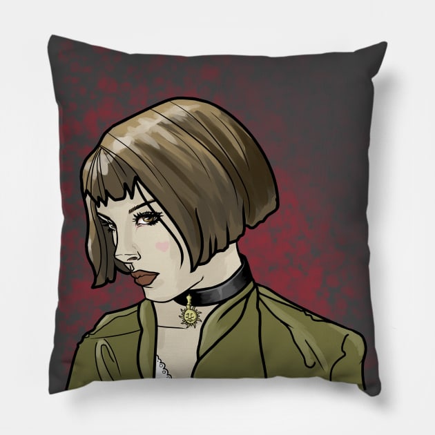 Matilda & Leon Pillow by Vika_lampa_13