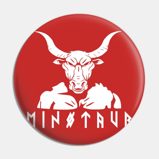 Minotaur - White Pin by Magnetar