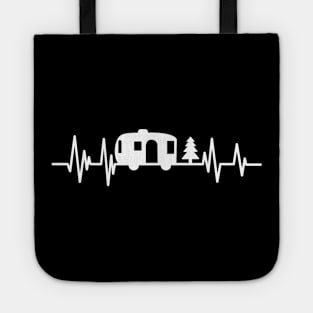 heartbeat Airstream Camper Birthday van lover Tote