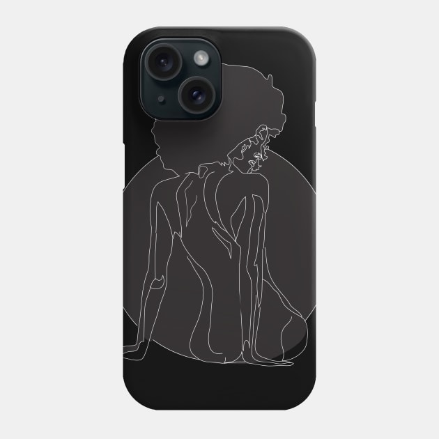 Woman with Afro Phone Case by LizzyM