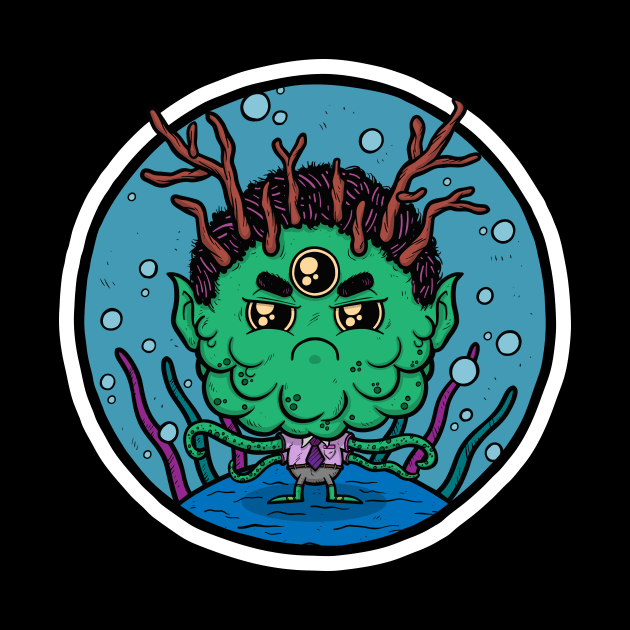 Lil' Sea Monster by Baddest Shirt Co.