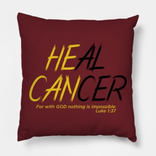 He can Heal cancer! Pillow
