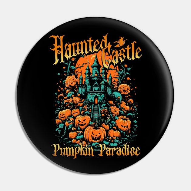 Halloween, haunted castle, spooky castle, pumpkin paradise, pumpkin castle, halloween tee, horror castle, haunted mansion, pumpkin halloween Pin by BloomInOctober