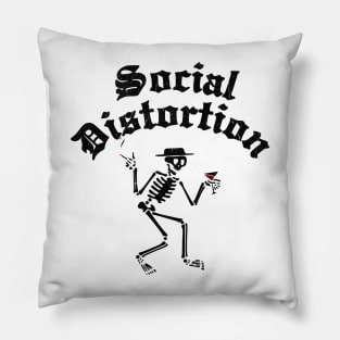 Social Distortion Vintage Pillow