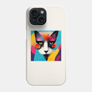 Abstract Cat Phone Case