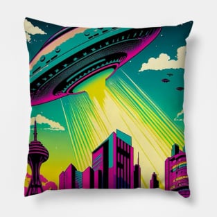 UFO Abduction Pillow