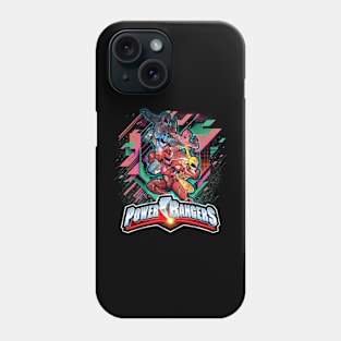 Green Power Ranger's Epic Showdown Phone Case