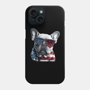 French Bulldog 4th of July Phone Case