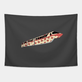 Wrapped Monorail - Hearts Tapestry