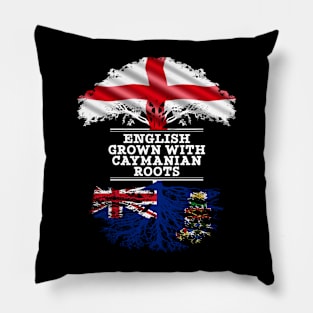 English Grown With Caymanian Roots - Gift for Caymanian With Roots From Cayman Islands Pillow