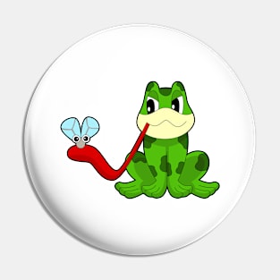 Frog Fly Pin