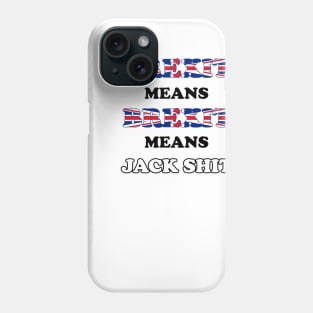 Brexit means Brexit Phone Case