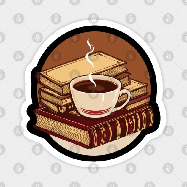 The aroma of coffee the scent of old book Bliss Magnet by SR8891