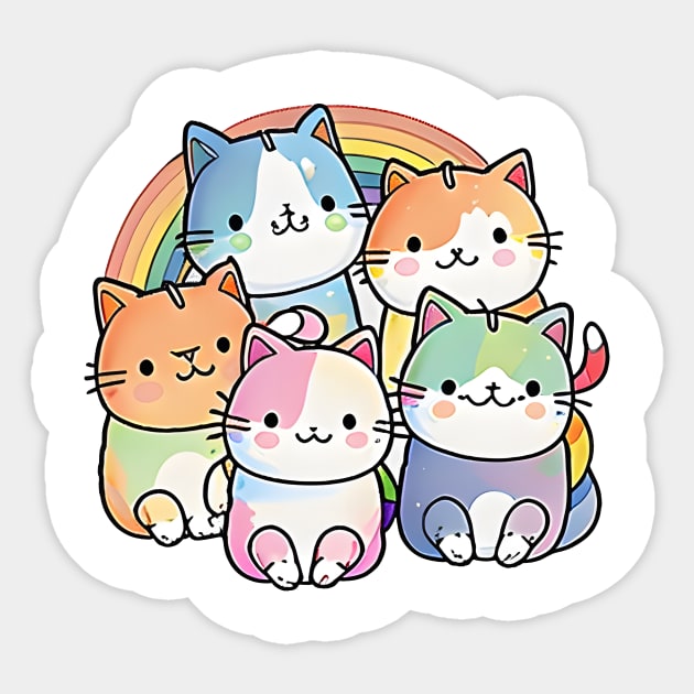 i love my silly cat stickers! they're so cute i have some in my ipad :, Cute Stickers