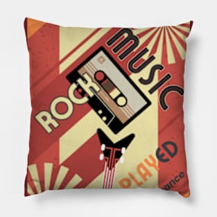 Music Playing Rock Muisc Live Pillow