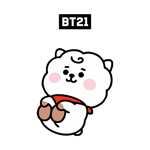 bt21 bts exclusive design 73 by Typography Dose