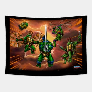 turtles jump Tapestry