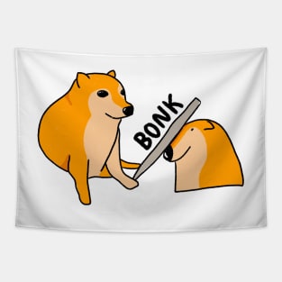 Doge Bonk Tapestry