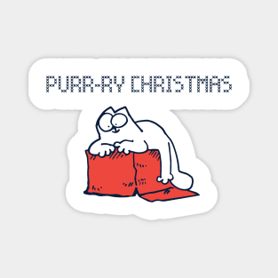 Simon's Cat Purry Christmas Magnet