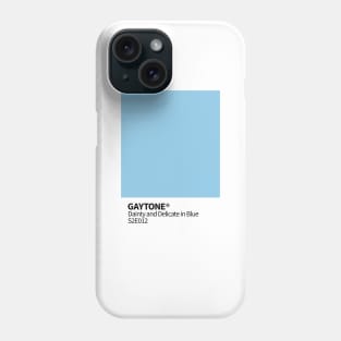 GAYTONE - Dainty and Delicate in Blue (Wynonna Earp) Phone Case