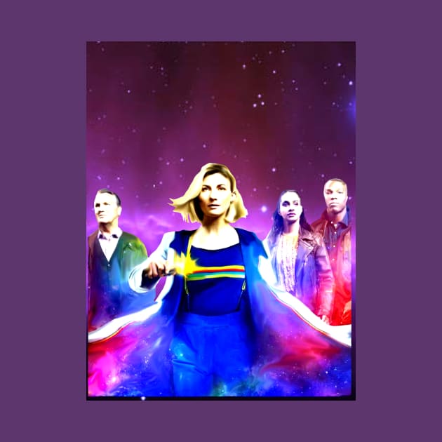 Jodie series 12 Who space cast art by shortwelshlegs