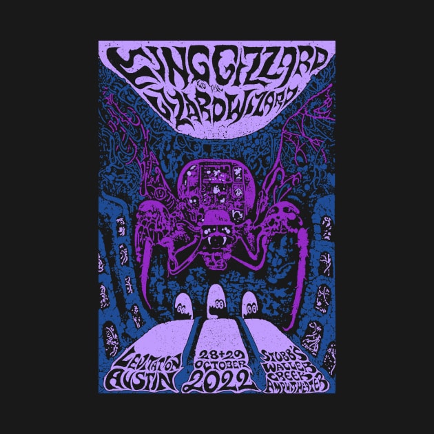 King Gizzard & Lizard Wizard Spider by demarsi anarsak